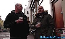 HD-video hollantilaisesta prostituoidusta, joka antaa suullista nautintoa korkokengissä