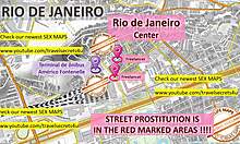 La mappa sessuale di Rio de Janeiro con scene di adolescenti e prostitute